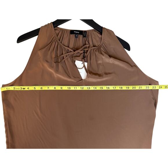 New THEORY Cutaway Sleeveless Top in Viscose XL - Picture 11 of 12